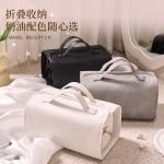Stylish, large-capacity portable makeup bag for travel, waterproof, 4-in-1, detachable and compartmentalized storage.