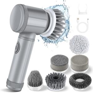 TEMU's popular electric cleaning brush for kitchens and bathrooms, a multi-functional electric shoe polisher, available for cross-border dropshipping.