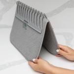 Nordic style solid color foldable storage bowl coaster kitchen dish table