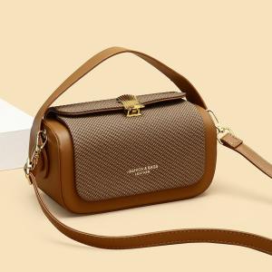 fashionable and high-end small square handbag for women, spring and summer single shoulder crossbody bag, textured crossbody bag