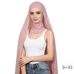 Chiffon Scarf and Hat Set