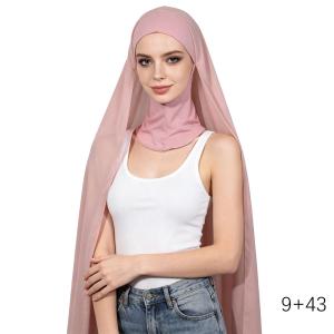 Chiffon Scarf and Hat Set