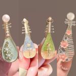 Rose-shaped pipa hair clip, a new Chinese style, niche side cl