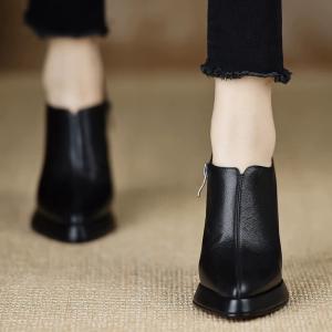 Chunky heel super high heels for women, new spring and autumn style