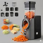 household multi-functional electric potato and carrot dicing, slicer, and vegetable cutter, new 220V vegetable cutting tool