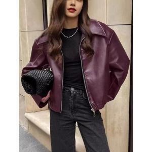 Motorcycle-Style Leather Jacket