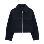 street fashion soft tweed short jacket coat