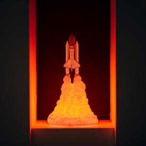 3D Printed Rocket Light New and Unique
