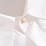 New Women's Chic French Elegance Puff Sleeve Top, White Short-