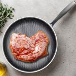 Stainless Steel Uncoated Honeycomb Wok Frying Pan Household Source Manufacturer Non-Stick Pan Thickeneded Steak Frying Pan