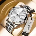 Foreign Trade Hot-Selling 2026 New Men's Watch Men's Large Dial Luminous Men's Watch Men's High-End Calendar Quartz Watch