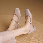 Genuine Leather Mary Jane Shoes