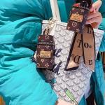 Mini Retro Portable Bag, Creative Leather Keychain Bag, Earphone Pouch