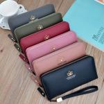New Women's Wallet Women's Long Zipper Clutch Bag Women's Fashionable Simple Large Capacity Litchi Pattern Wallet Phone Bag