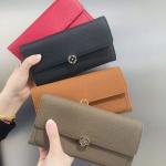 Genuine Leather Wallet for Women, Long Clutch Bag, First-Layer Cowhide, Japanese and Korean Style, Large Capacity, Multiple Card Slots, Id Holder