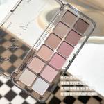 Mackandy 12-Color Eyeshadow Palette Pearlescent Matte Low-Saturation Korean-Style Pink Brown Earth-Toned Eyeshadow