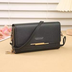New Women's Wallet Korean Style Multifunctional Shoulder Bag Mid-Length Clutch Bag Coin Purse Factory Direct Sales