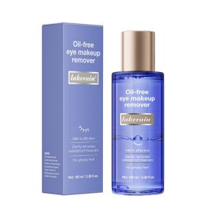 Lakerain Oil-Free Eye Makeup Remover, Eye and Lip Makeup Remover, Makeup Remover, Moisturizing Makeup Remover, Cross-Border Cosmetics