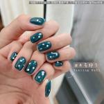 Yanling's New Product Blue Rainy Season Warm Dark Nail Polish Gel Slightly Salty and Sweet Temperament Solid Color Manicure
