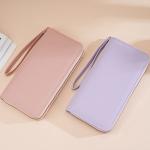 Cross-border Litchi Pattern Women's Long Wallet Wrist Clutch Large Capacity Women's Wallet Mobile Phone Bag Wallet