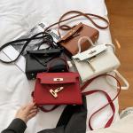 Small Handbag for Women, New Spring and Autumn Style with Lock Buckle, Fashionable Women's Bag, Trendy Ladies' Shoulder Bag, Stylish Crossbody Bag