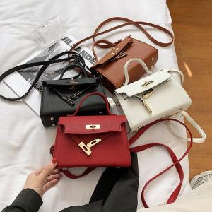 Small Handbag for Women, New Spring and Autumn Style with Lock Buckle, Fashionable Women's Bag, Trendy Ladies' Shoulder Bag, Stylish Crossbody Bag