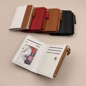 Wholesale from the Source Factory: Women's Short Zipper Wallet, Cross-Border Hot-Selling Color-Blocking Wallet, Women's Coin Purse, Card Holder
