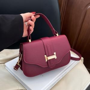 High-Appearance French Retro Small Square Bag for Women, luxury Leather Belt Versatile Shoulder Bag and Crossbody Bag
