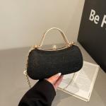 Unique Style Box Bag 2026 Autumn and Winter New Trendy Fashion Chain Evening Bag with Sparkling Rhinestones for Women, Shoulder and Crossbody Bag