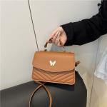 Versatile Trendy New Bow-Knot Fashion Small Square Bag for Women, Stylish Casual Light Luxury High-End Temperament Crossbody Bag