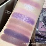 Capel Cat's Eye Stone 9 Color Eyeshadow Girl's Dream Nine Color Eyeshadow Plate Matte Fine Flash Smoked Gray Purple